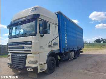 Curtain side truck DAF XF 105