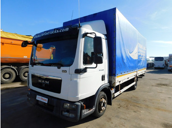 Curtain side truck MAN TGL 8.180