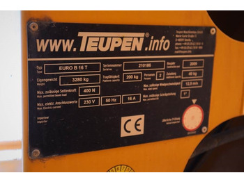 Teupen EURO B16T Driving Licence B/3, Diesel, 16m Working  leasing Teupen EURO B16T Driving Licence B/3, Diesel, 16m Working: picture 5 Teupen EURO B16T Driving Licence B/3, Diesel, 16m Working  leasing Teupen EURO B16T Driving Licence B/3, Diesel, 16m Working: picture 5