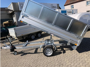 New Tipper trailer Humbaur HUK 182715 Heckkipper Blechaufsatz 1,8 t. 2680 x 1500 x 300mm: picture 4