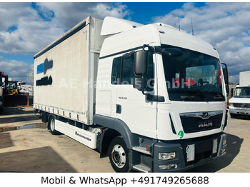 Curtain side van MAN