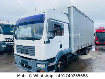 Curtain side van MAN