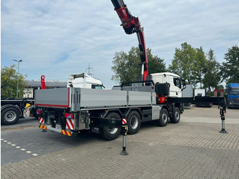 New Dropside/ Flatbed truck MAN TGS 41.520 8x8 mit Fassi Ladekran F710RA.2.26: picture 3