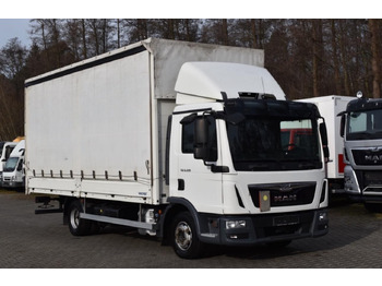 Curtain side van MAN