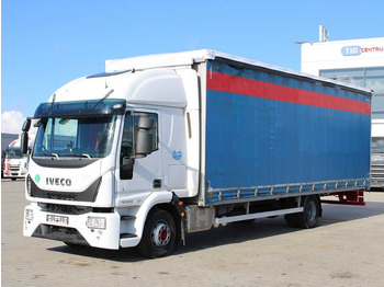 Curtain side truck IVECO EuroCargo 120E