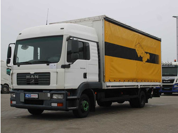 Curtain side truck MAN TGL 12.210