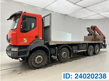 Dropside/ Flatbed truck RENAULT Kerax 370