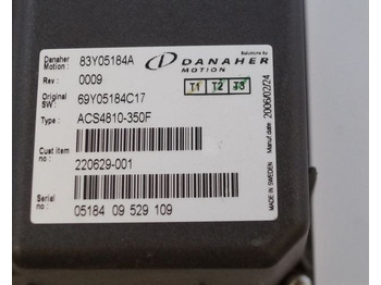 ECU for Material handling equipment Toyota/BT 220629-001 | Danaher motion AC Superdrive motor controller 83Y05184A A Danaher motion AC Superdrive motor controller 83Y05184A ACS4810-350F Rev 0009 sn. 0518409529109: picture 2