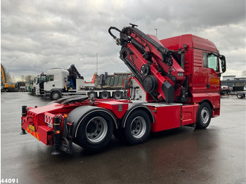 Tractor unit MAN TGX 28.510 HMF 50 Tonmeter laadkraan + Fly-Jib: picture 5