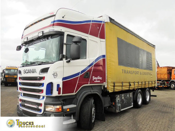 Curtain side truck SCANIA R 500