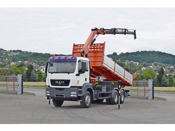 Crane truck, Tipper MAN TGS 33.360*KIPPER 6,40m *PK 15500 * 6x4: picture 2