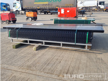 Construction equipment Unused Security Fencing, Panels (25 of), Posts Galvanised (26 of), Powder Coated: picture 2