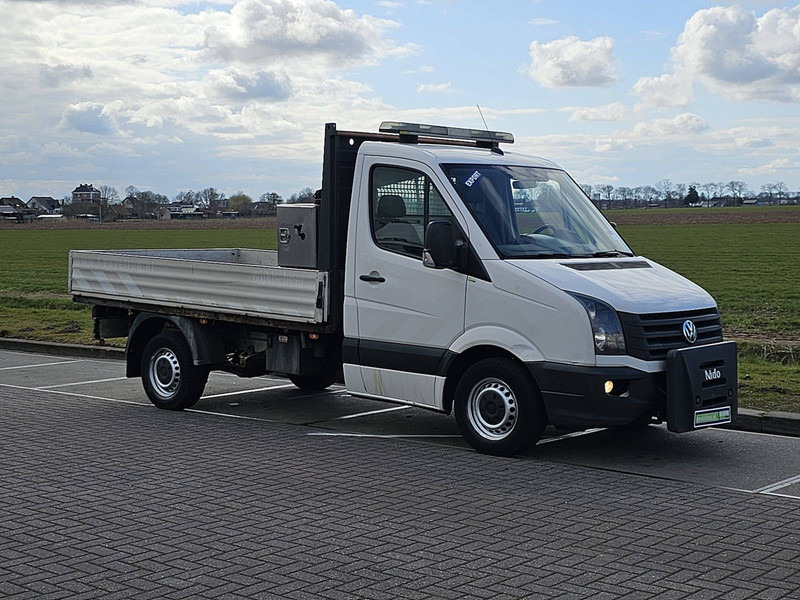 Open body delivery van Volkswagen Crafter 46 kraan HMF NIDO ac: picture 6