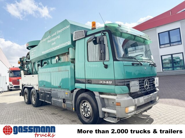 Road sweeper Mercedes-Benz Actros 3348 6x4, V8, Kroll Saug-/Spülwagen ca.: picture 9