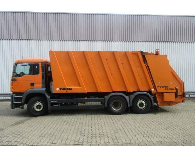 Garbage truck for transportation of garbage MAN TGA 26.350 6x2-2BL TGA 26.350/400 6x2-2BL FAUN POWER PRESS 524, OHNE MOTOR!: picture 8