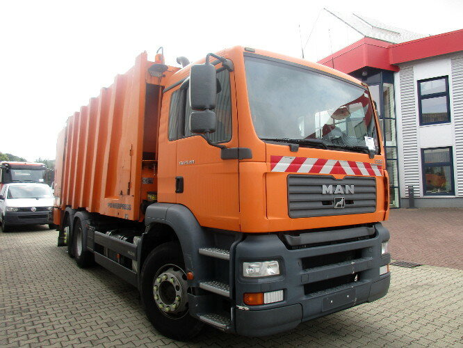 Garbage truck for transportation of garbage MAN TGA 26.350 6x2-2BL TGA 26.350/400 6x2-2BL FAUN POWER PRESS 524, OHNE MOTOR!: picture 13