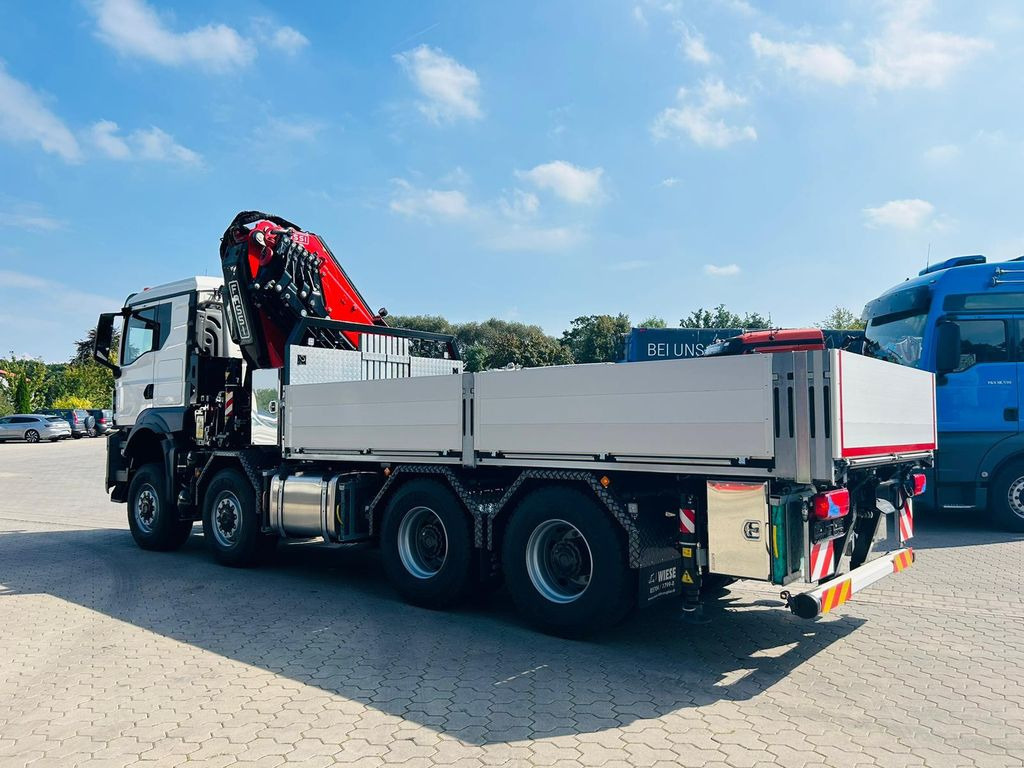 New Dropside/ Flatbed truck MAN TGS 41.520 8x8 mit Fassi Ladekran F710RA.2.26: picture 7