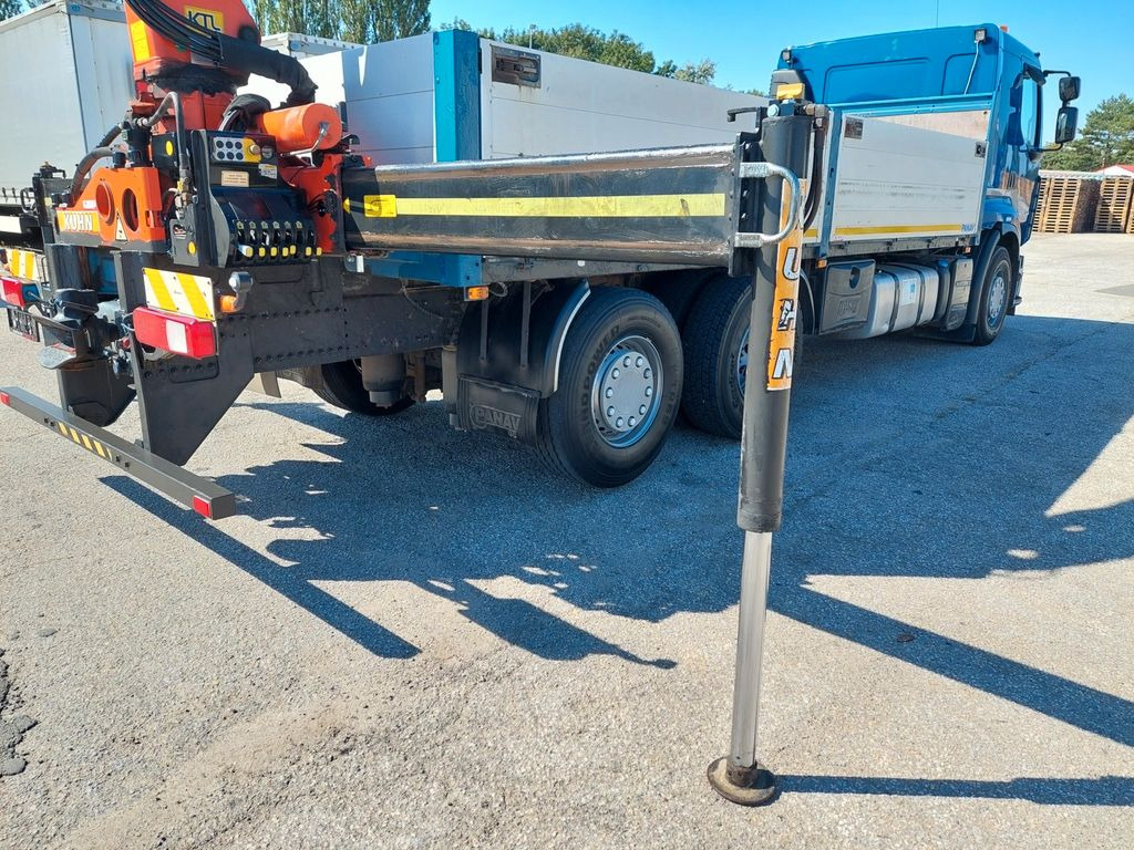 Dropside/ Flatbed truck, Crane truck Renault Premium DXI R450.26 + Kran  Palfinger PK 15.500: picture 11