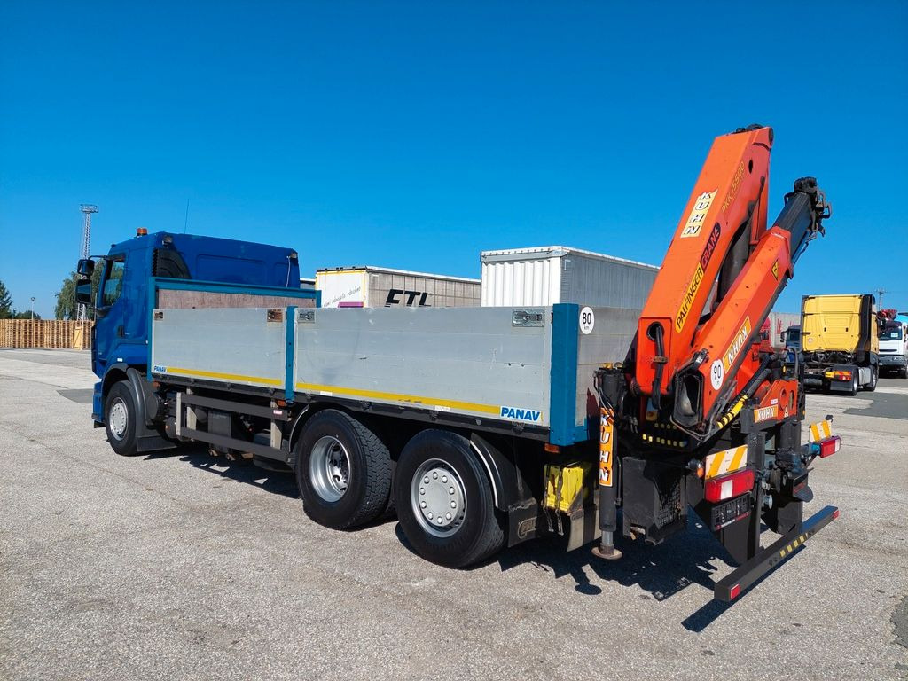 Dropside/ Flatbed truck, Crane truck Renault Premium DXI R450.26 + Kran  Palfinger PK 15.500: picture 7