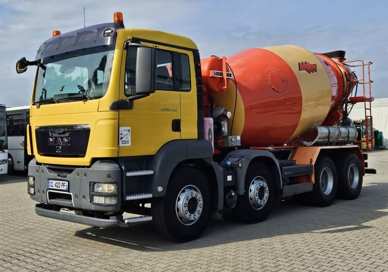 Concrete mixer truck MAN TGS 32.400/ LIEBHERR 9 M / MANUAL / EEV: picture 11