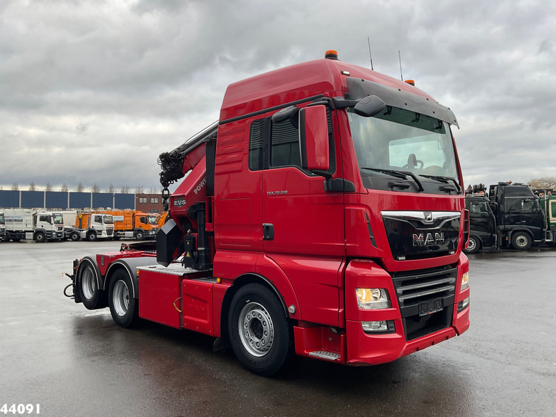 Tractor unit MAN TGX 28.510 HMF 50 Tonmeter laadkraan + Fly-Jib: picture 6