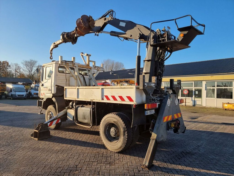 Crane truck MAN 19.343 WaterDrill - Drill - Grounddrill - Boor: picture 8