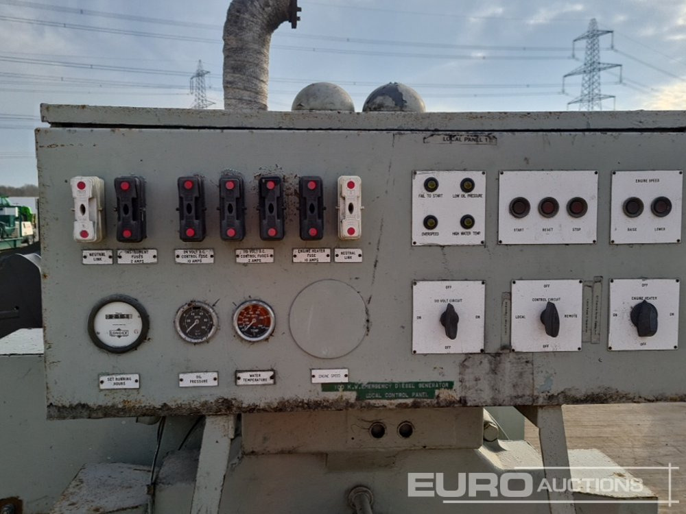 Generator set Electric construction 125kVA Generator, 6 Cylinder Engine: picture 17