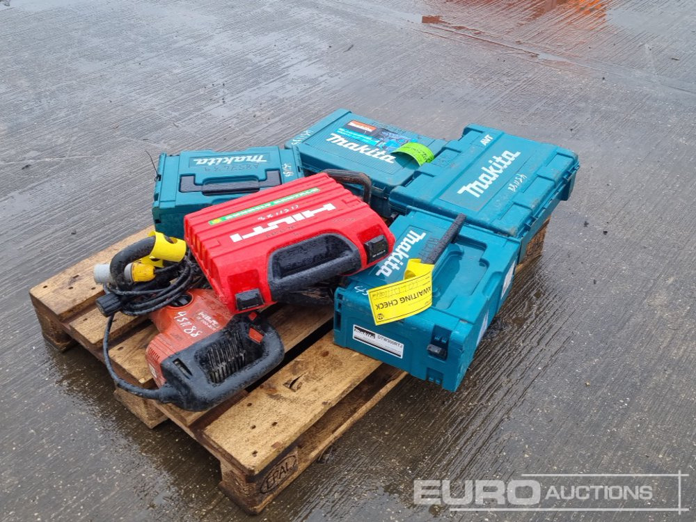 Construction equipment Pallet of Makita Cordless Drill,Cordless Impact Wrench, 110Volt SDS Drill (3 of), Hilti Cordless Drill, 110Volt SDS Drill: picture 6