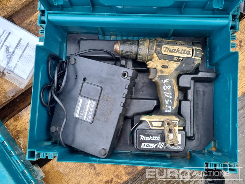 Construction equipment Pallet of Makita Cordless Drill,Cordless Impact Wrench, 110Volt SDS Drill (3 of), Hilti Cordless Drill, 110Volt SDS Drill: picture 17